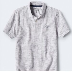 Aeropostale Heather Gray Polo Shirt